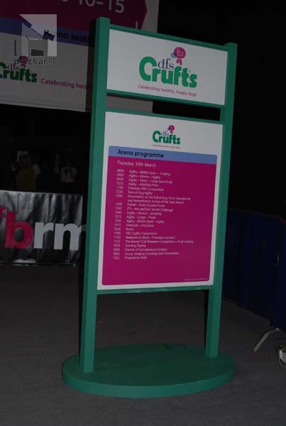 CRUFTS 2011 Informačná tabuľa